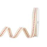 stitched cotton ribbon