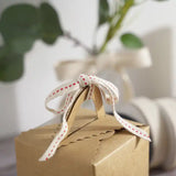 stitched cotton ribbon