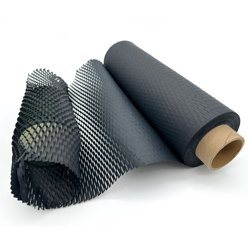 Honeycomb Packing Paper Roll - Black