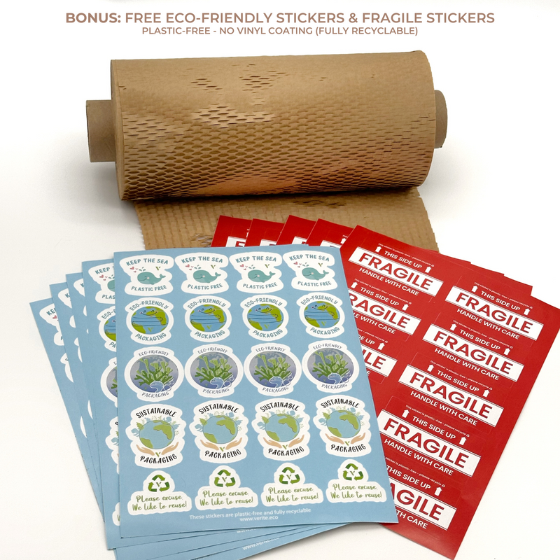 ECOBINGA Honeycomb Packing Paper Wrap 12x164 Eco Friendly