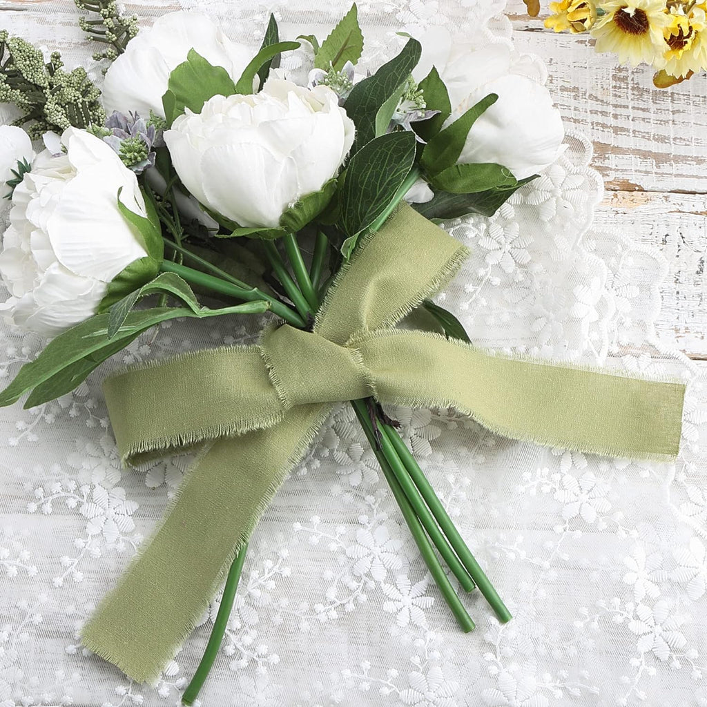  EXCEART Cotton Wedding Ribbon Wedding Packaging Ribbon