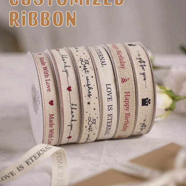 Recyclable Cotton Ribbon 100% Natural Eco-Friendly Custom Printed Cotton  Ribbon - China Recyclable Cotton Ribbon and 100% Natural Eco-Friendly  Ribbon price