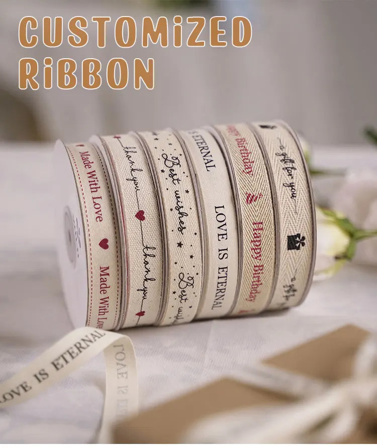 custom cotton ribbon