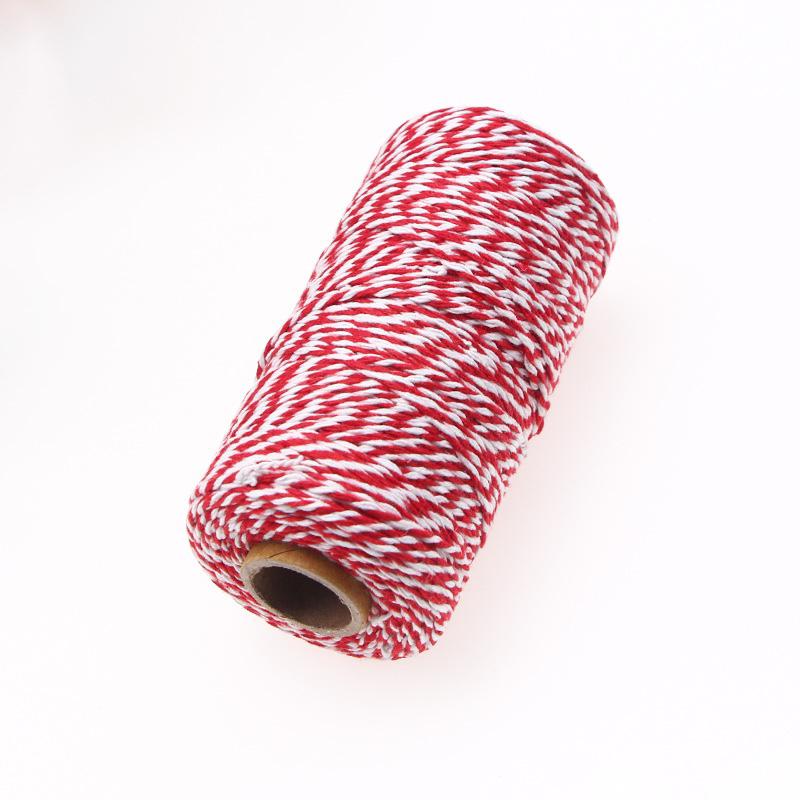 Jute Twine Red+White – Vérité Eco Packaging