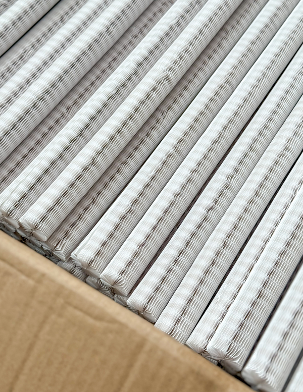 Bulk Honeycomb Sleeves - White