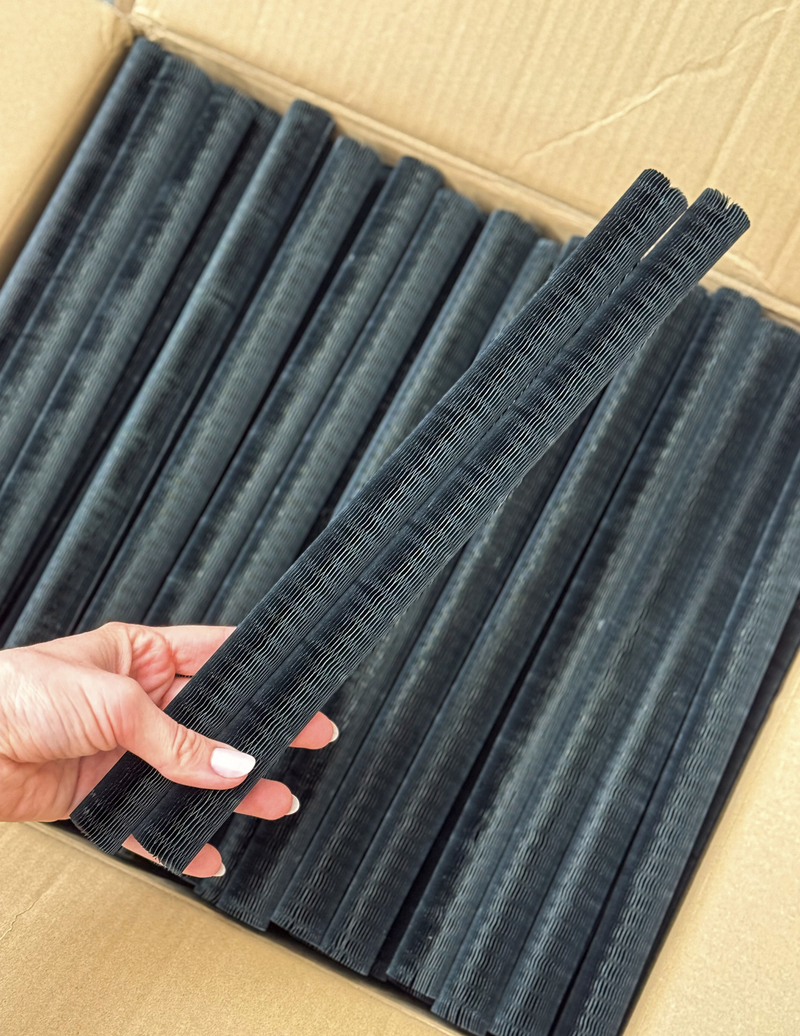 Bulk Honeycomb Sleeves - Black