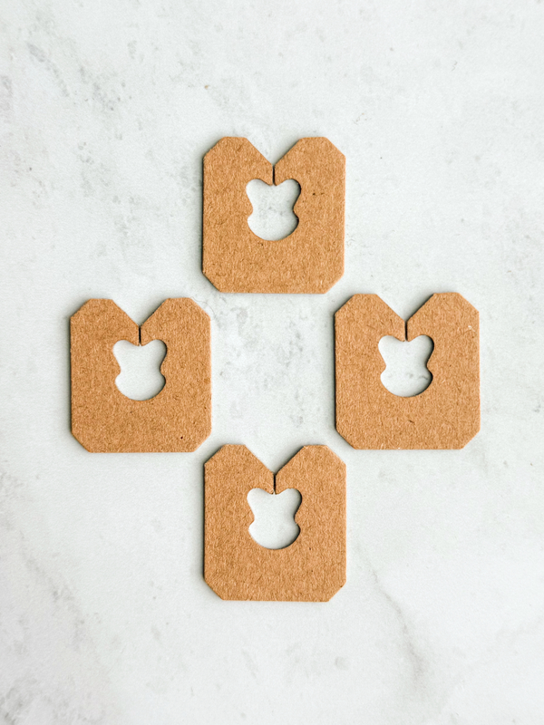 Loose Cardboard Bread Clips - Samples