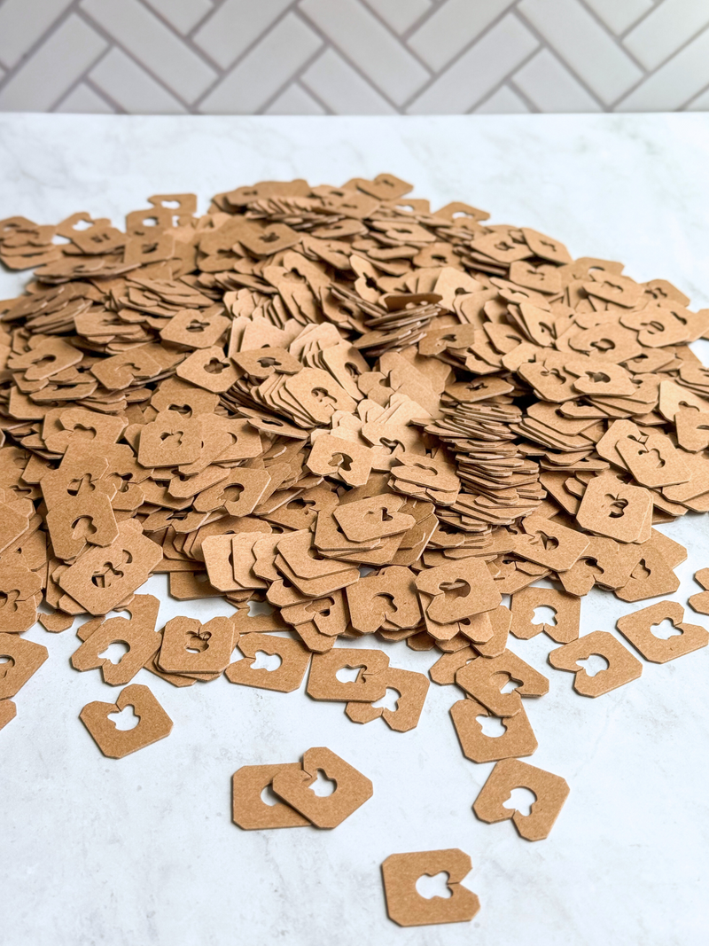 Loose Cardboard Bread Clips