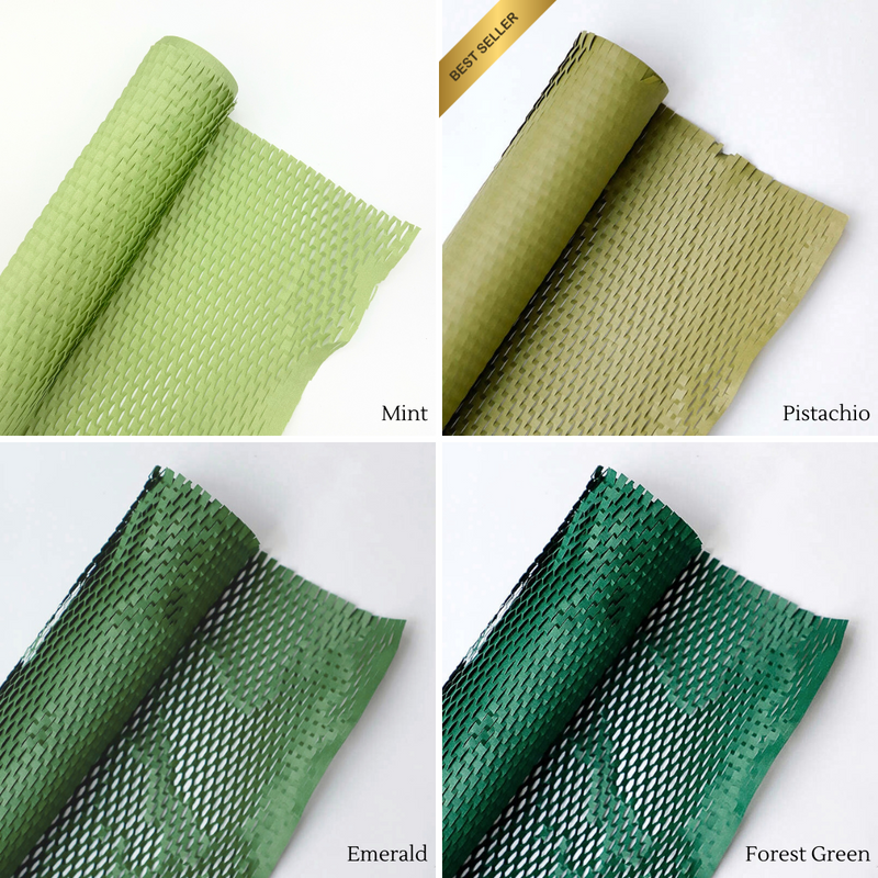 Honeycomb Packing Paper - Colored