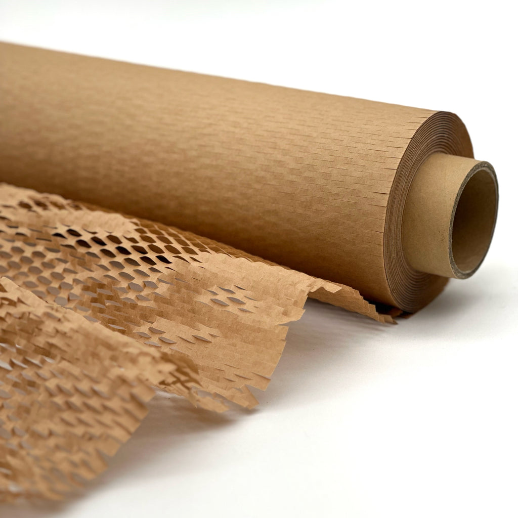 Dropship Honeycomb Packing Paper 15 Inch X 164 Foot. Brown Honeycomb  Wrapping Paper 80 GSM. Protective Biodegradable Cushion Wrap Roll 15 X  164' Perforated Honeycomb Packing Paper For Moving & Packing to