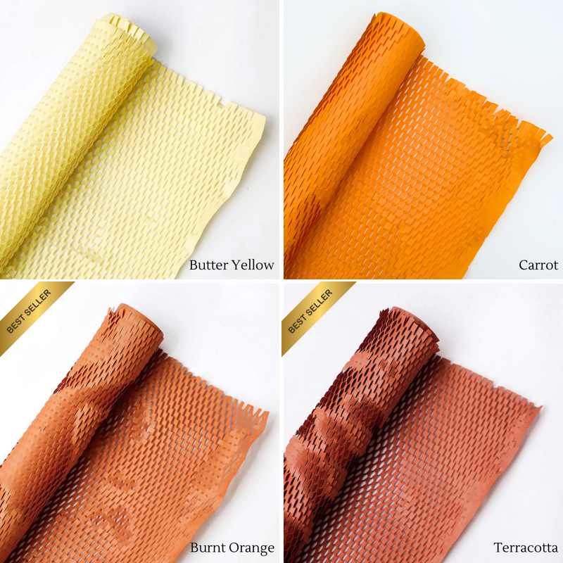 Honeycomb Packing Paper - Colored